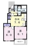 ヴィレッタ.Ⅱの間取図
