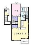 プリムヴェールBの間取図