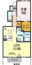 高松市三谷町の間取図