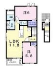 さぬき市長尾東の間取図