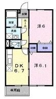 丸亀市土器町東1丁目の間取図