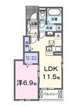 ウェルリッチ善通寺 Ⅱの間取図