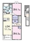 高松市高松町の間取図