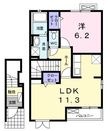 高松市郷東町の間取図