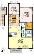 カーサ コバB棟の間取図