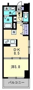 ファインスクエア錦町の間取図