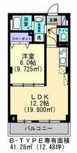 パークサイドヒルズ伏石の間取図