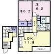 善通寺市中村町の間取図