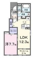 綾歌郡宇多津町岩屋の間取図