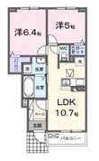 ラ・フォレスタⅠの間取図