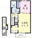 メゾン サンフラワーAの間取図