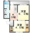 ビレッジハウス柞田1号棟の間取図