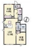 メイソン ブランシュ B棟の間取図