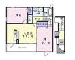 コンフォルト　Aの間取図
