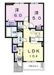 リシェスB　の間取図