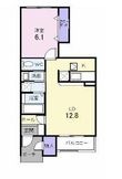 三豊市豊中町本山乙の間取図
