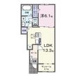高松市上福岡町の間取図