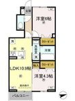 ブルージュの間取図