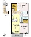 ブルージュの間取図