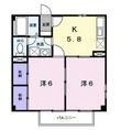 ロマネスクローズ Aの間取図