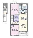 ソノクラッセ Aの間取図