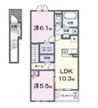 ソノクラッセ Aの間取図