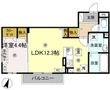 丸亀市飯野町東分の間取図