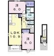 ネオリリー Aの間取図