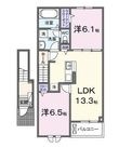 丸亀市飯山町真時の間取図