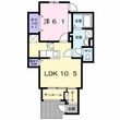 行橋市行事４丁目の間取図