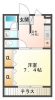 サフィアーレAの間取図
