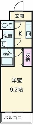 ファシルカワトの間取図