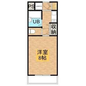 拡大写真:ラヴィアン21 3階302の間取り