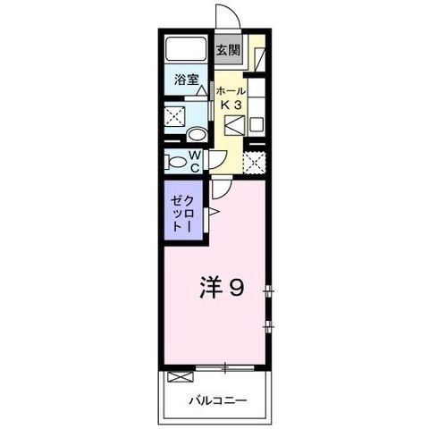 拡大写真:ディアコート 大宮 2階201の間取り
