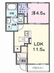 岸和田市西之内町の間取図