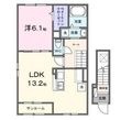 岸和田市西之内町の間取図