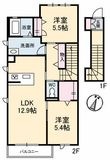メイソン ブランシュ B棟の間取図