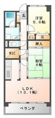 エクセレントの間取図