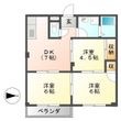 サンクレール・ヒラタA・Bの間取図