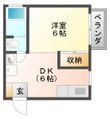 オレンジマンションの間取図