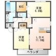 スプランデュールA棟の間取図