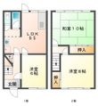 羽曳野市軽里3丁目の間取図