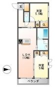 メゾンソレイユの間取図