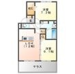 グラシューズの間取図