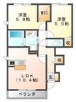 ルミエール誉田の間取図