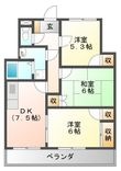 新栄プロパティー古市の間取図