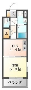 アベニュー岡の間取図