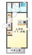 ソレアード土師ノ里の間取図