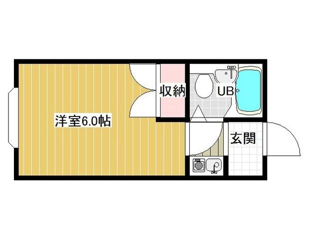 拡大写真:シティライフ柏原 1階116の間取り