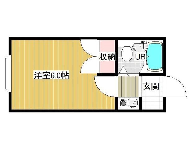 拡大写真:シティライフ柏原 2階207の間取り